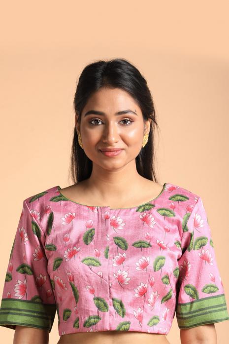  Raw Silk Pichwai Blouse