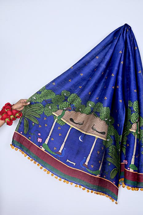 Tussar Silk & Linen Dupatta 