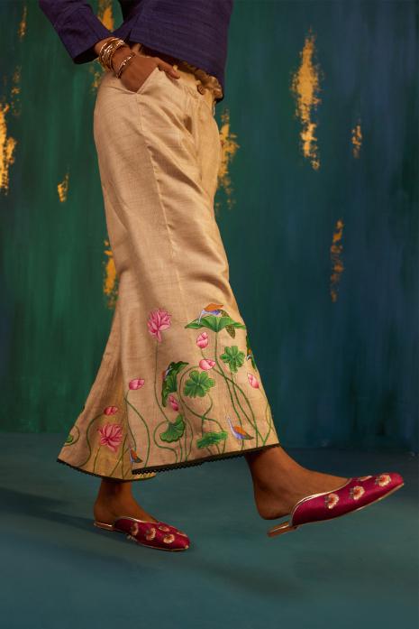 Hand Painted Pichwai Pants