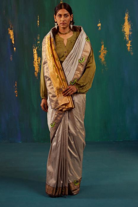 Fusion Paithani Pichwai Saree
