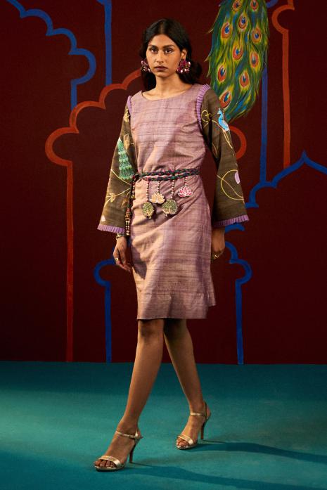 Hand Painted Tunic with Belt
